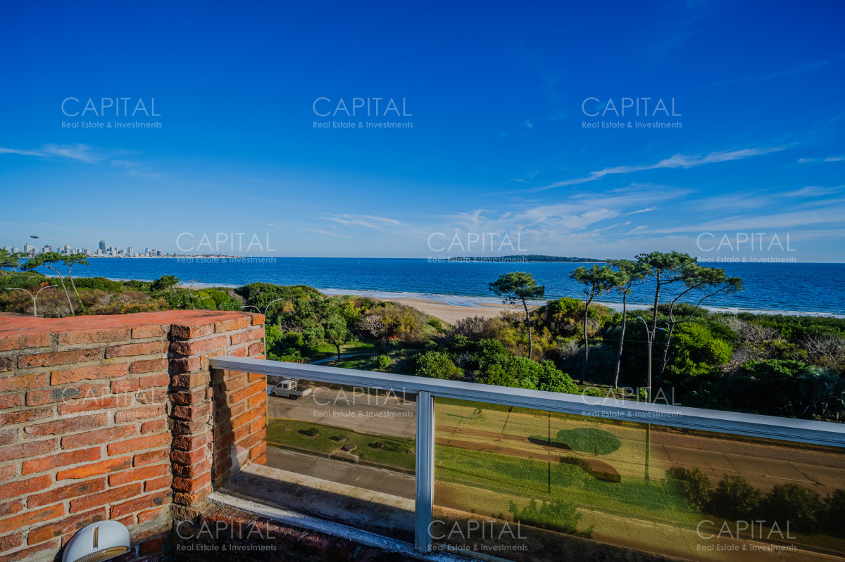 Apartamento ID.38440 - Penthouse de 3 dormitorios  y servicio  en primera linea Playa Mansa