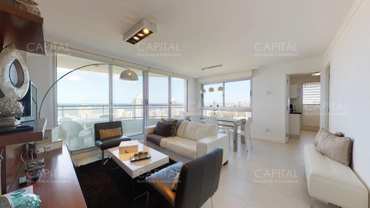 Apartamento ID.27416 - Apartamento dos dormitorios Ocean Drive Punta del Este, Mirando el Mar