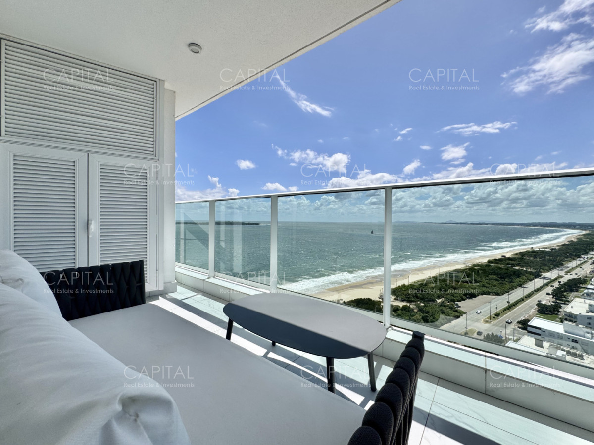 Apartamento ID.39453 - Paramount Tower de dos dormitorios frente al mar en Alquiler, Playa Mansa Punta del este