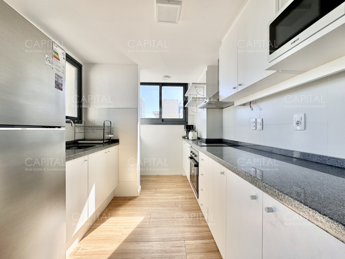 Apartamento ID.39840 - Apartamento de dos dormitorios con vista al Mar en Playa Brava, Punta del Este.