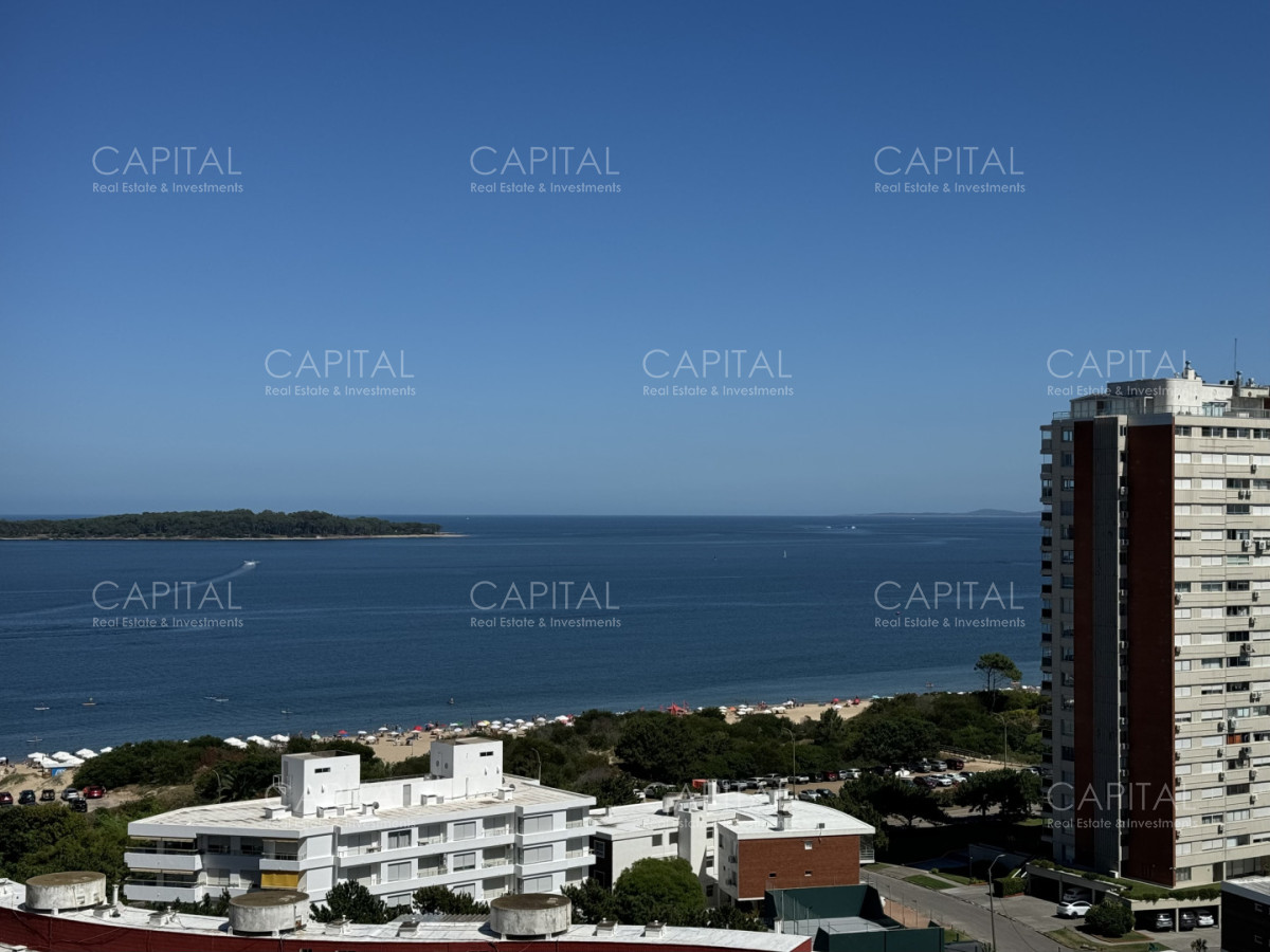 Apartamento ID.39738 - Apartamento de dos dormitorios con parrillero propio en alquiler, Playa Mansa, Punta del Este.