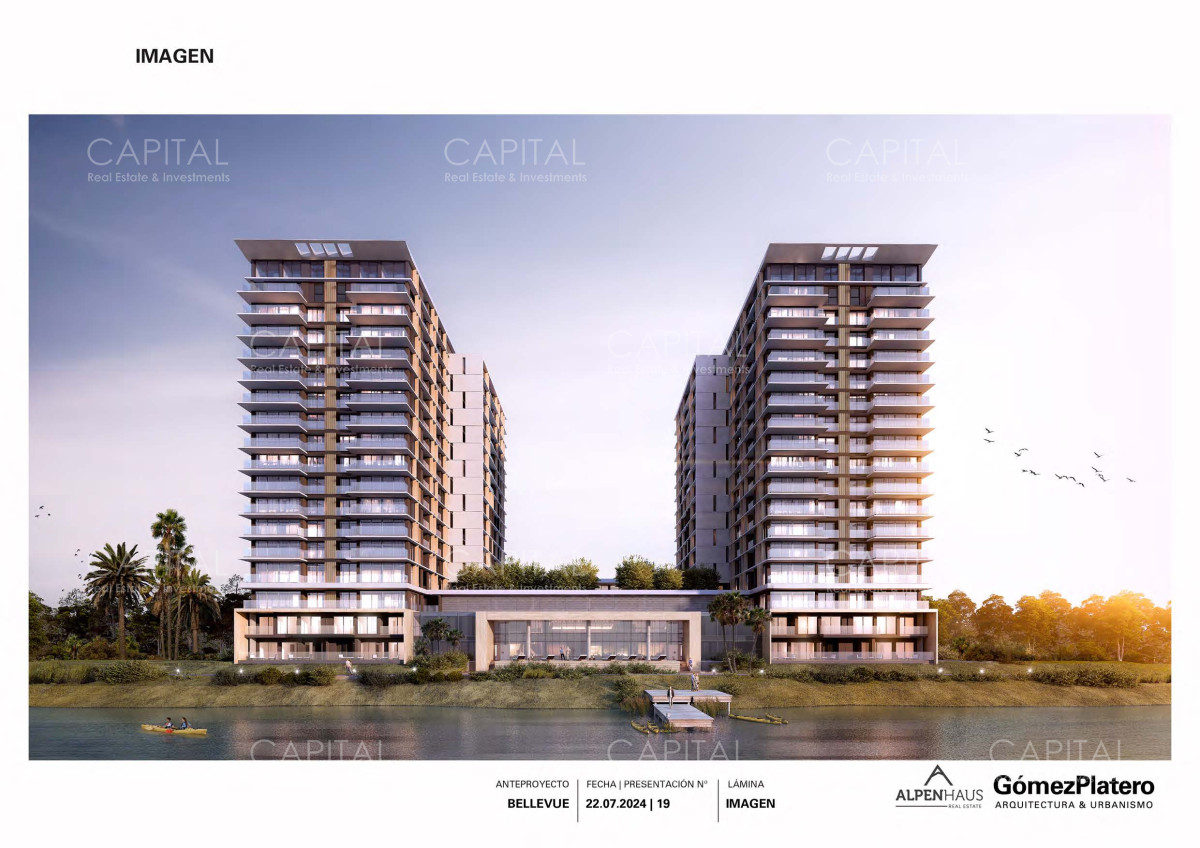 Apartamento ID.37389 - BELLEVUE - Excepcional departamento de 2 dormitorios con vistas al lago!