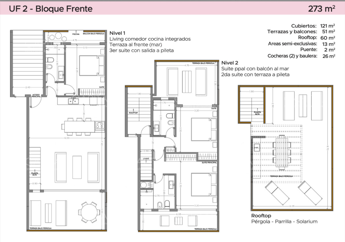 Apartamento ID.39620 - Departamento en Pozo duplex en Manantiales a 1 cuadra de Bikini Beach