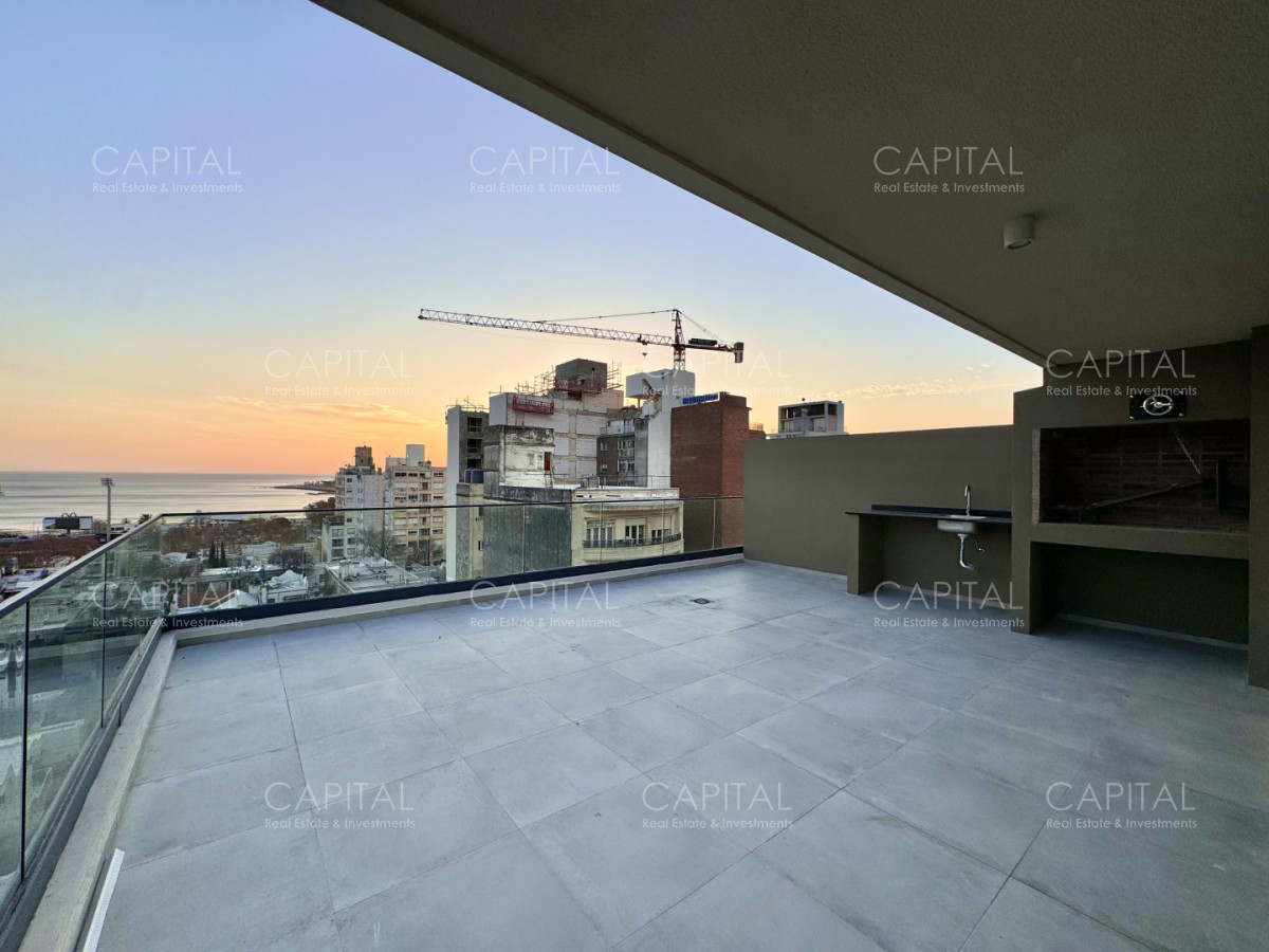 Apartamento ID.40607 - Apartamento de un dormitorio con parrillero propio y vista al mar en Parque Rodo