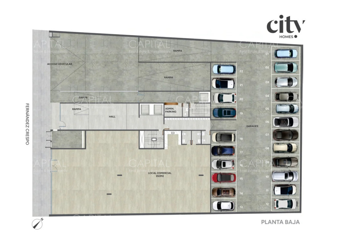 Apartamento ID.40050 - Unidad de un dormitorio en venta en City Home, Proyecto en Pozo, Cordón, Montevideo.