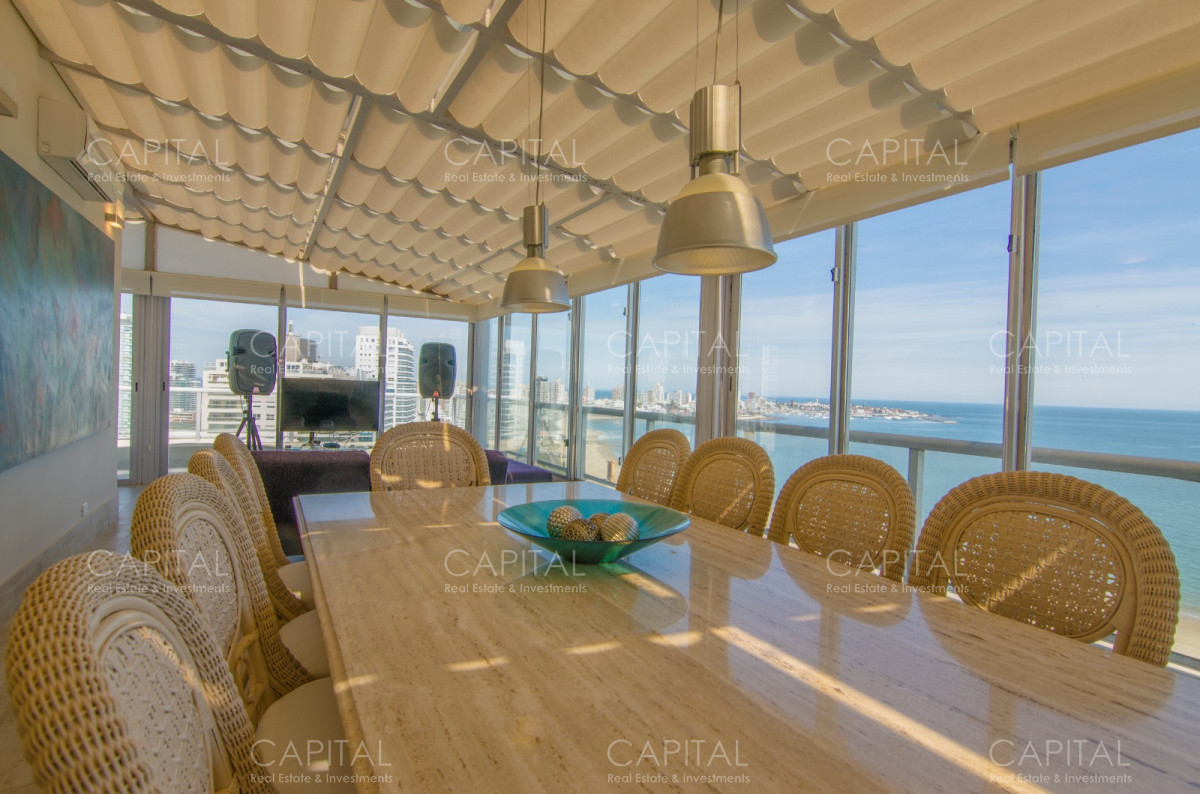 Apartamento ID.27523 - PentHouse en Venta Mansa Punta del Este Vista Playa Mansa.