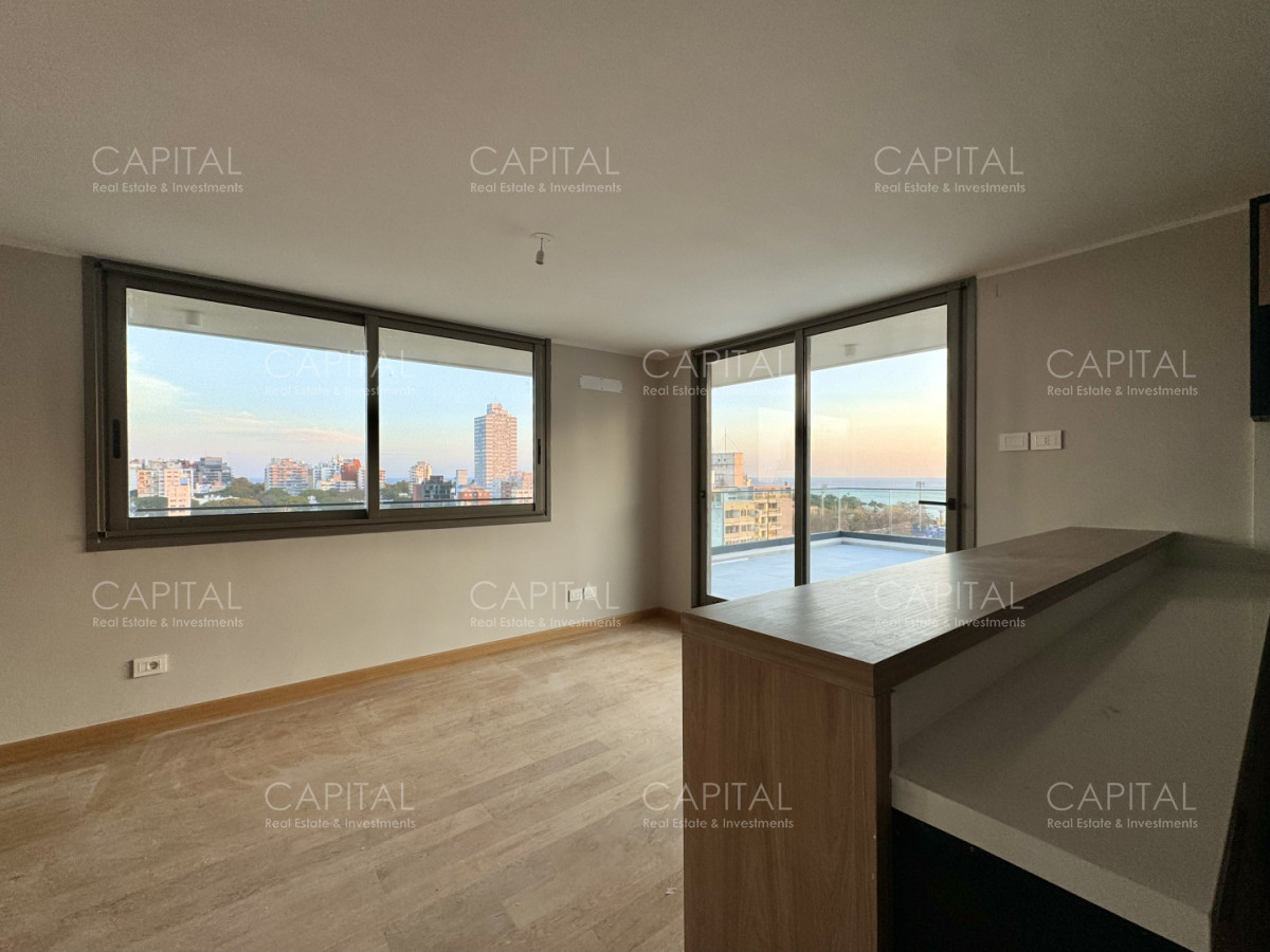 Apartamento ID.40607 - Apartamento de un dormitorio con parrillero propio y vista al mar en Parque Rodo