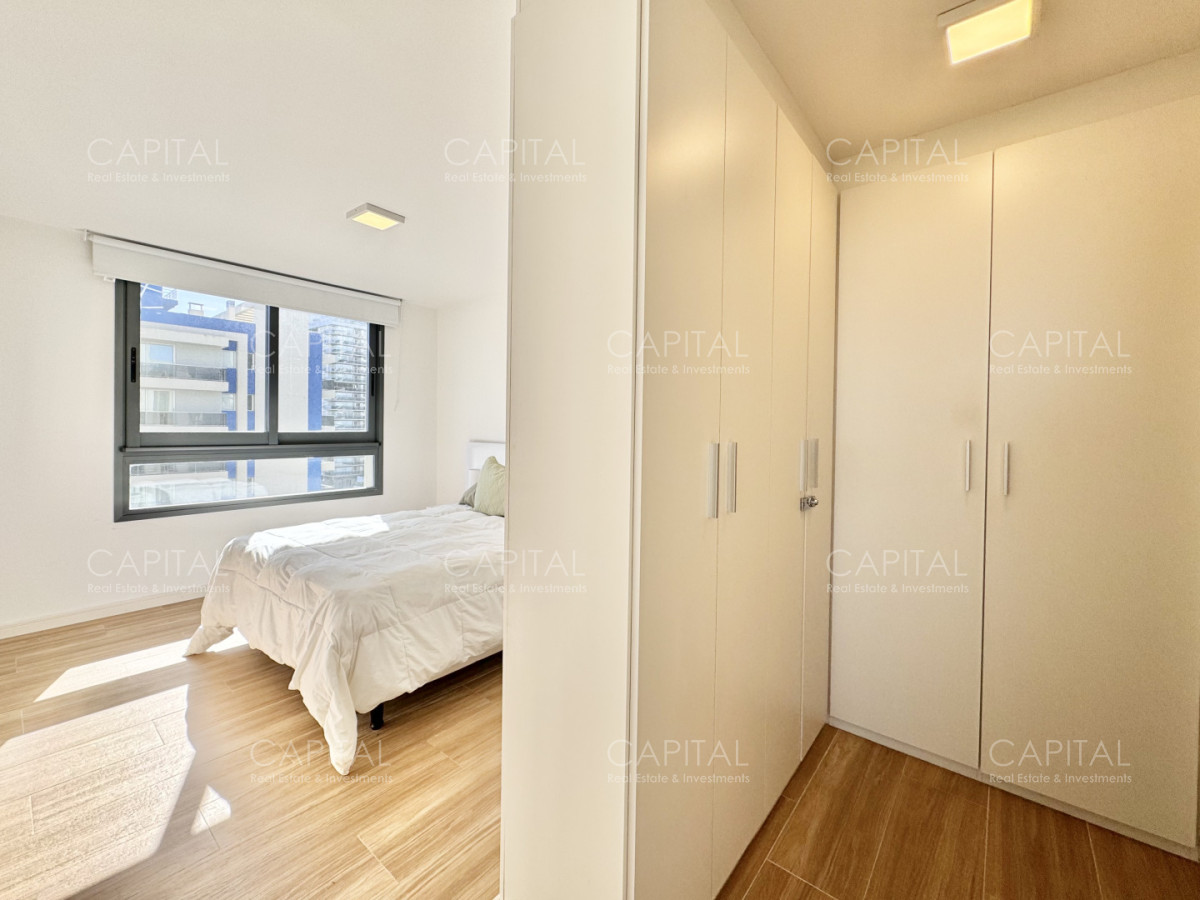 Apartamento ID.39840 - Apartamento de dos dormitorios con vista al Mar en Playa Brava, Punta del Este.