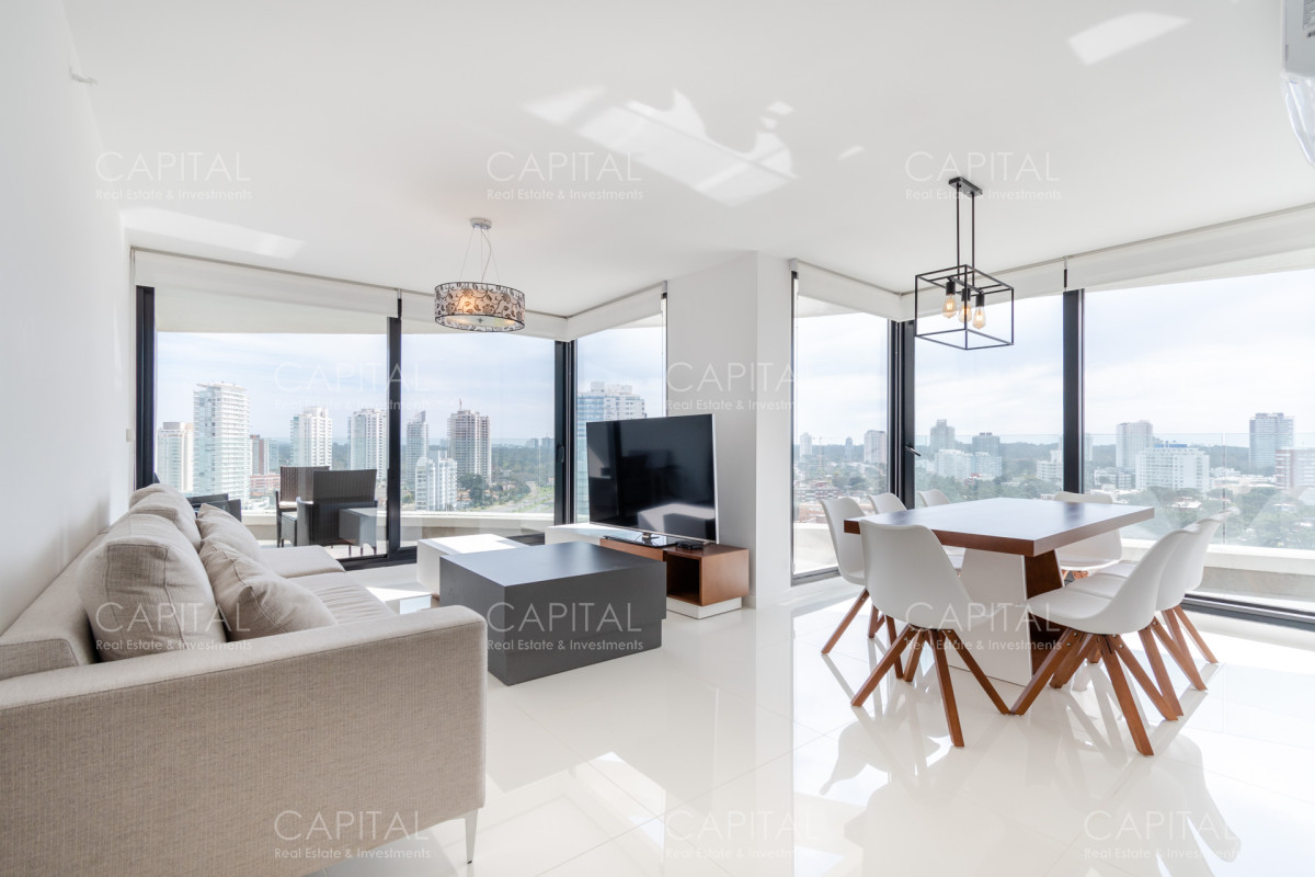 Apartamento ID.29881 - Apartamento de tres dormitorios en venta Art Tower Punta del Este