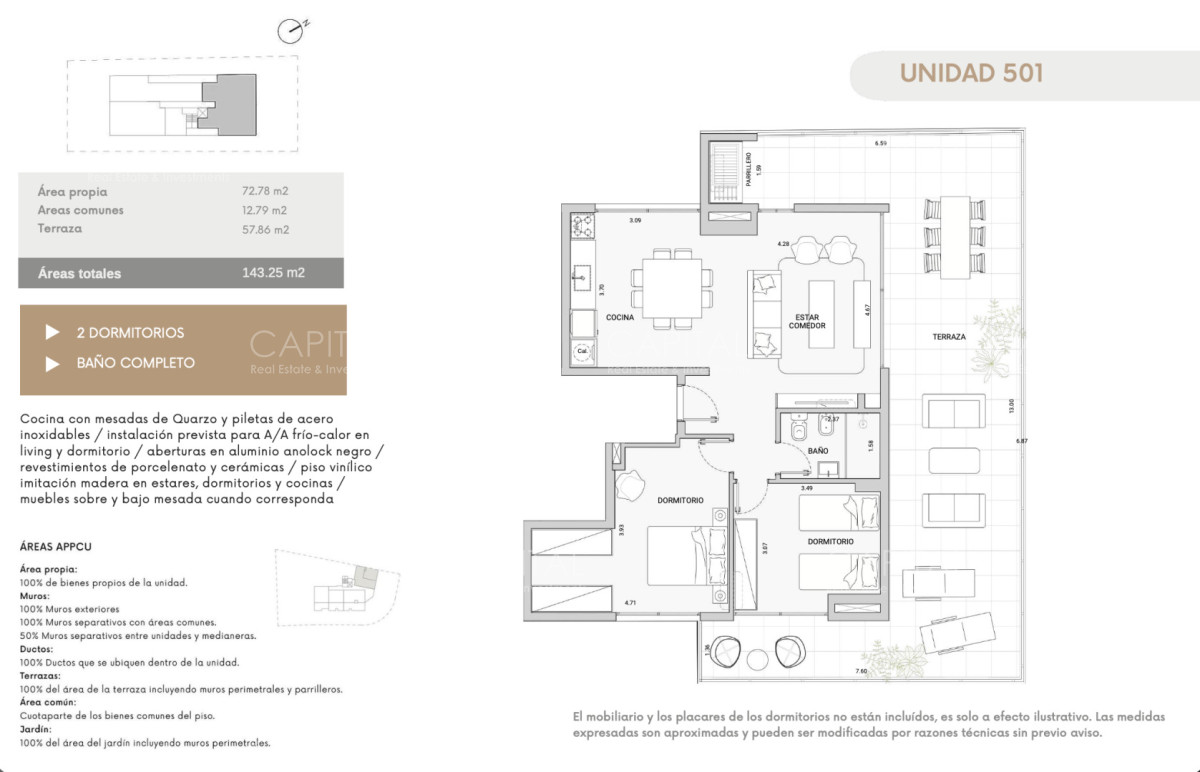 Apartamento ID.39948 - Apartamento 2 dormitorios en San Jose de Carrasco Ciudad de la Costa