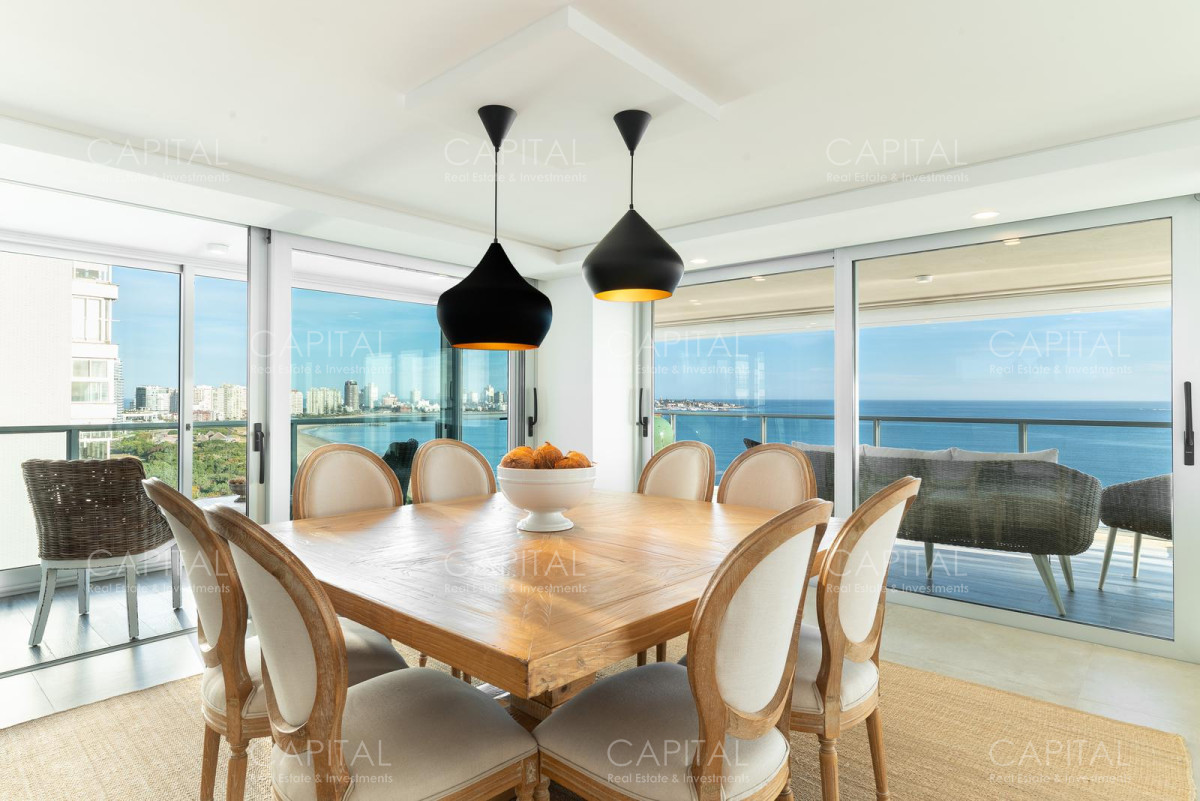 Apartamento ID.36586 - Exclusivo departamento totalmente reformado de 4 suites en Playa Mansa