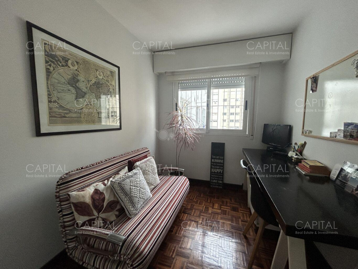 Apartamento ID.39768 - Apartamento de tres dormitorios y dependencia en venta, Punta Carretas.