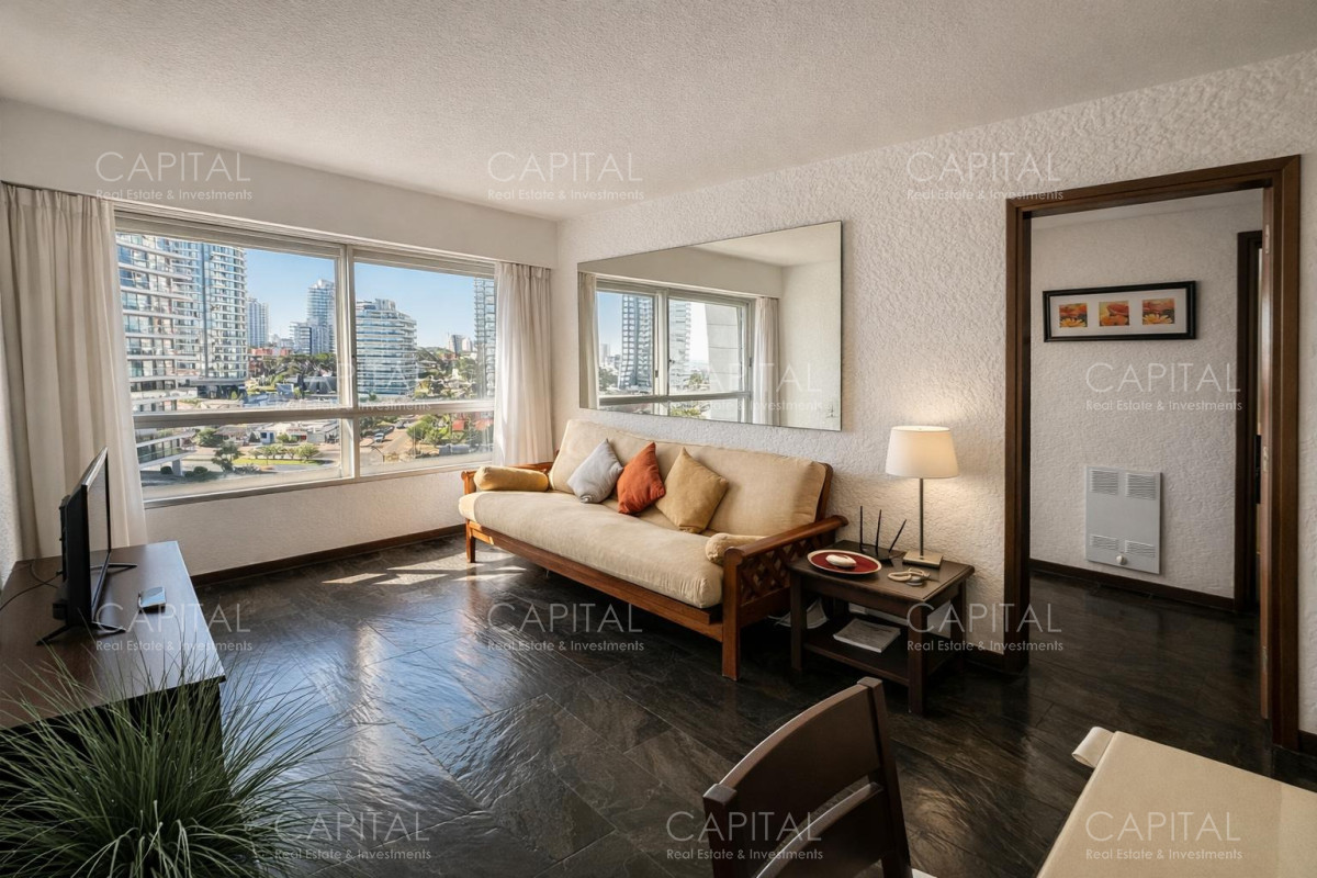 Apartamento ID.39943 - Apartamento en venta frente al mar 1 dormitorio con cochera