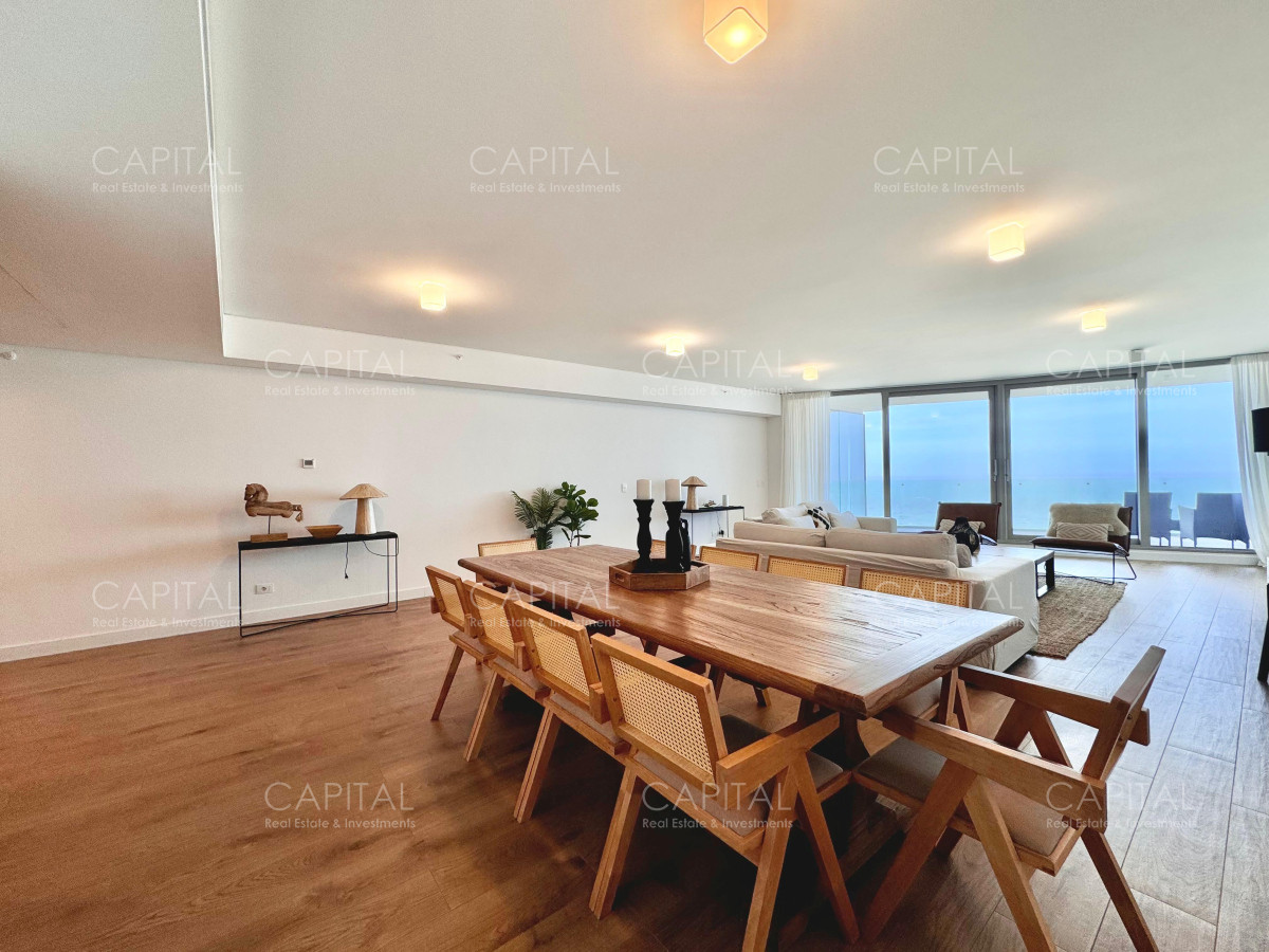 Apartamento ID.34282 - Trump Tower en Venta Apartamento primera linea de tres dormitorios en Playa Brava,Punta del Este  