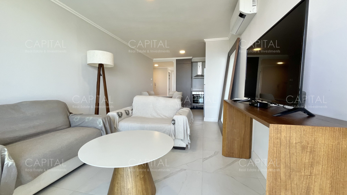 Apartamento ID.34329 - Apartamento de un dormitorio y medio en alquiler temporal, frente al mar en playa mansa.