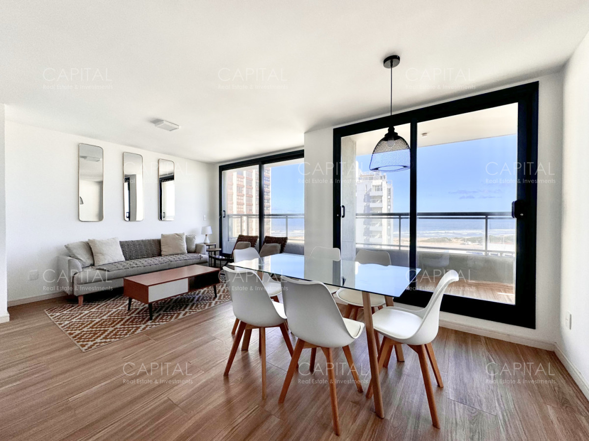 Apartamento ID.39840 - Apartamento de dos dormitorios con vista al Mar en Playa Brava, Punta del Este.