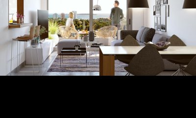 Departamento en venta piso alto tres dormitorios tres baños Roosevelt Punta del Este