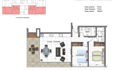 Departamento en Venta de Dos Dormitorios en Playa Brava de Punta del Este