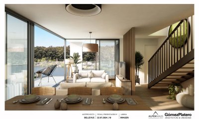BELLEVUE - Exclusivo Penthouse Duplex de revista, vista al lago