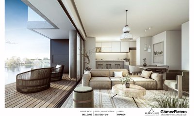 BELLEVUE - Exclusivo Apartamento de 1 Dormitorio - con vista al lago