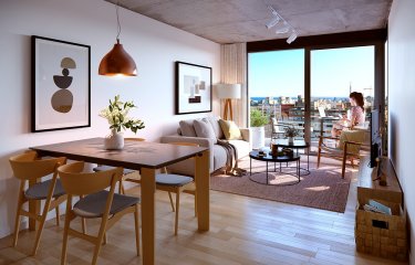 Alquiler Apartamento 1 Dormitorio y amplio Patio - Cordón