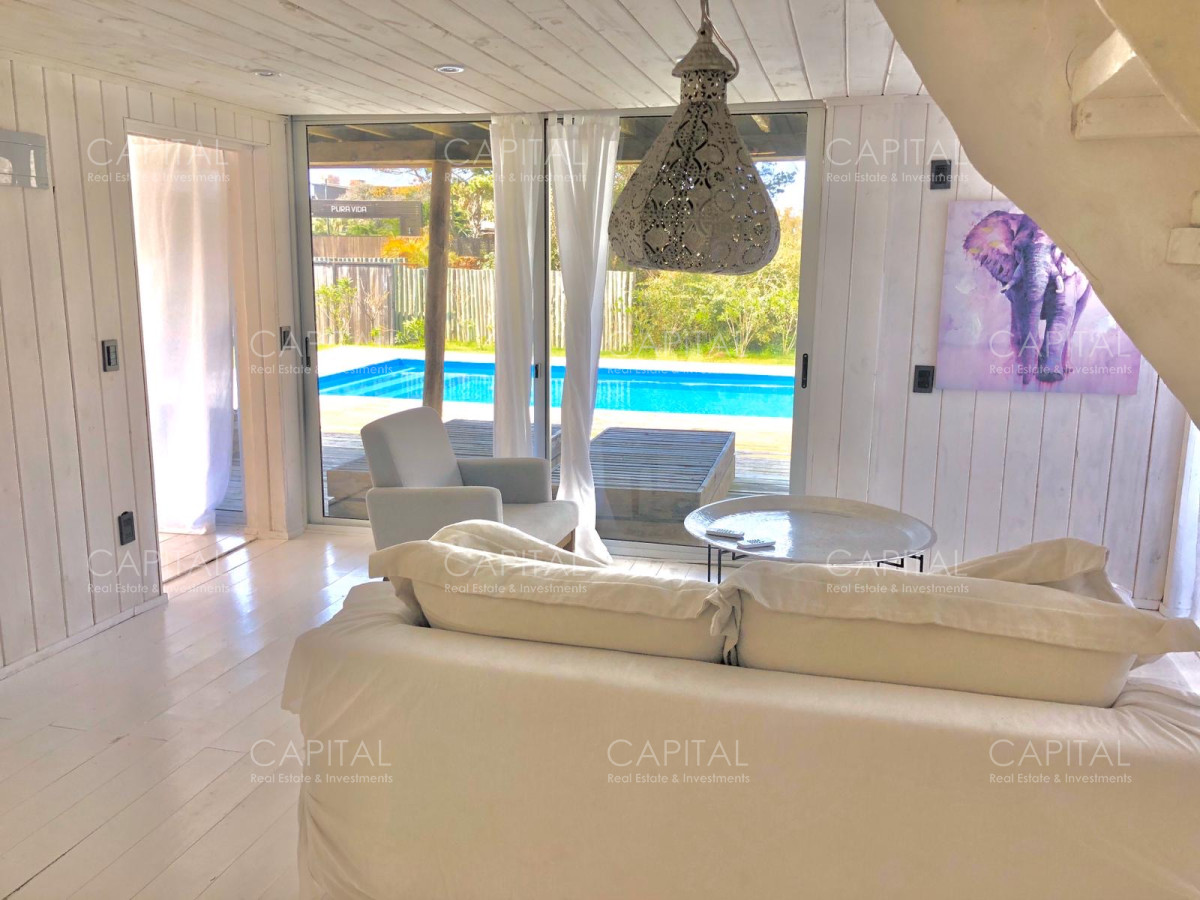 Casa ID.28338 - Alquiler temporario de Casa de 3 dormitorios y piscina en Barrio San Vicente, José Ignacio.