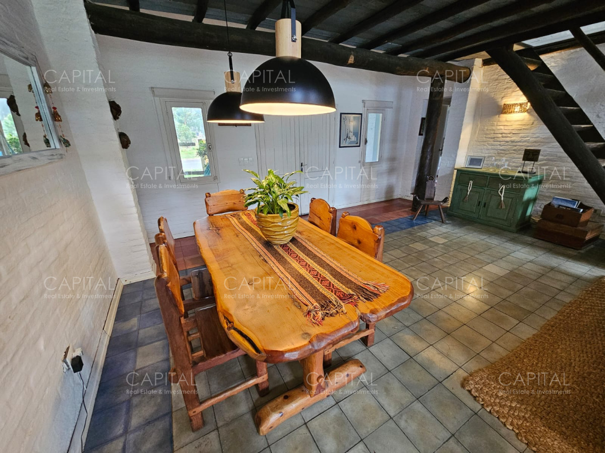 Casa ID.25481 - Casa tres dormitorios y servicio con jardín cercado, piscina climatizada en La Barra