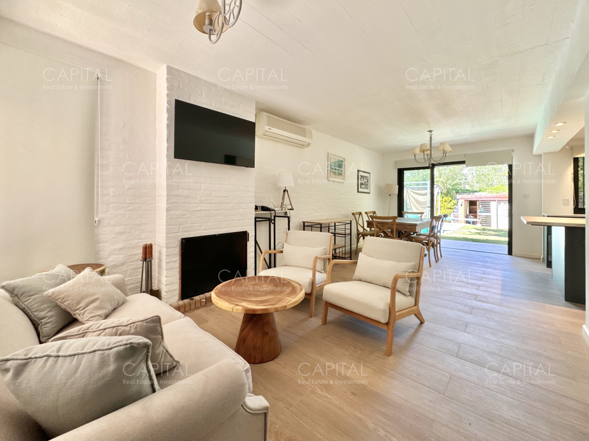 Casa ID.39224 - Casa de 3 dormitorios, piscina climatizada y barbacoa en venta y alquiler, Playa Mansa, Punta del Este.