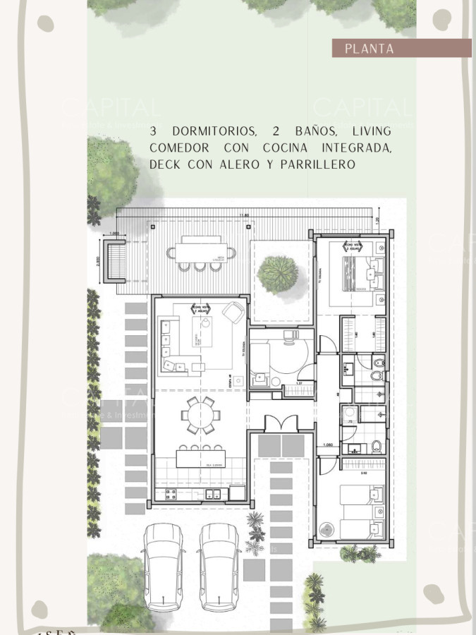 Casa ID.38612 - Casa de 3 dormitorios en La Barra