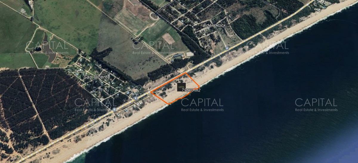 Chacra ID.39340 - OPORTUNIDAD ÚNICA !! San Vicente- José Ignacio79500m2 sobre el mar 