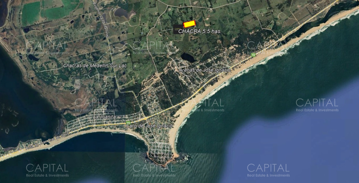 Chacra ID.39061 - Chacra de 5 Hectáreas, Las Portuguesas-José Ignacio 