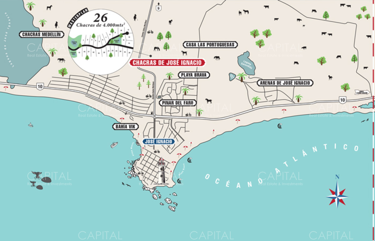 Chacra ID.34599 - Lote en Venta de 4000m2 en Jose Ignacio 