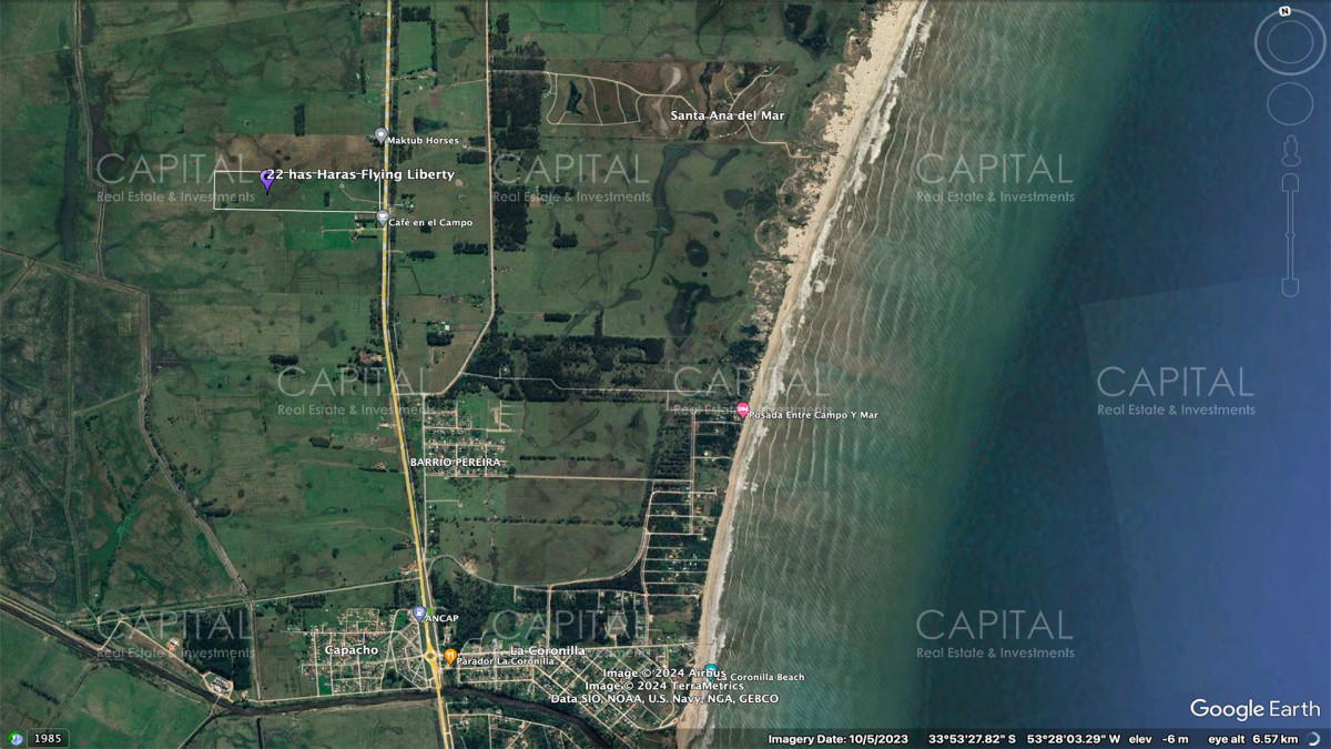 Chacra ID.36339 - Haras en Venta de  22has en La Coronilla, Rocha 