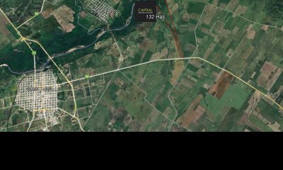 Campo de 132 has con costa al Rio SANTA LUCIA