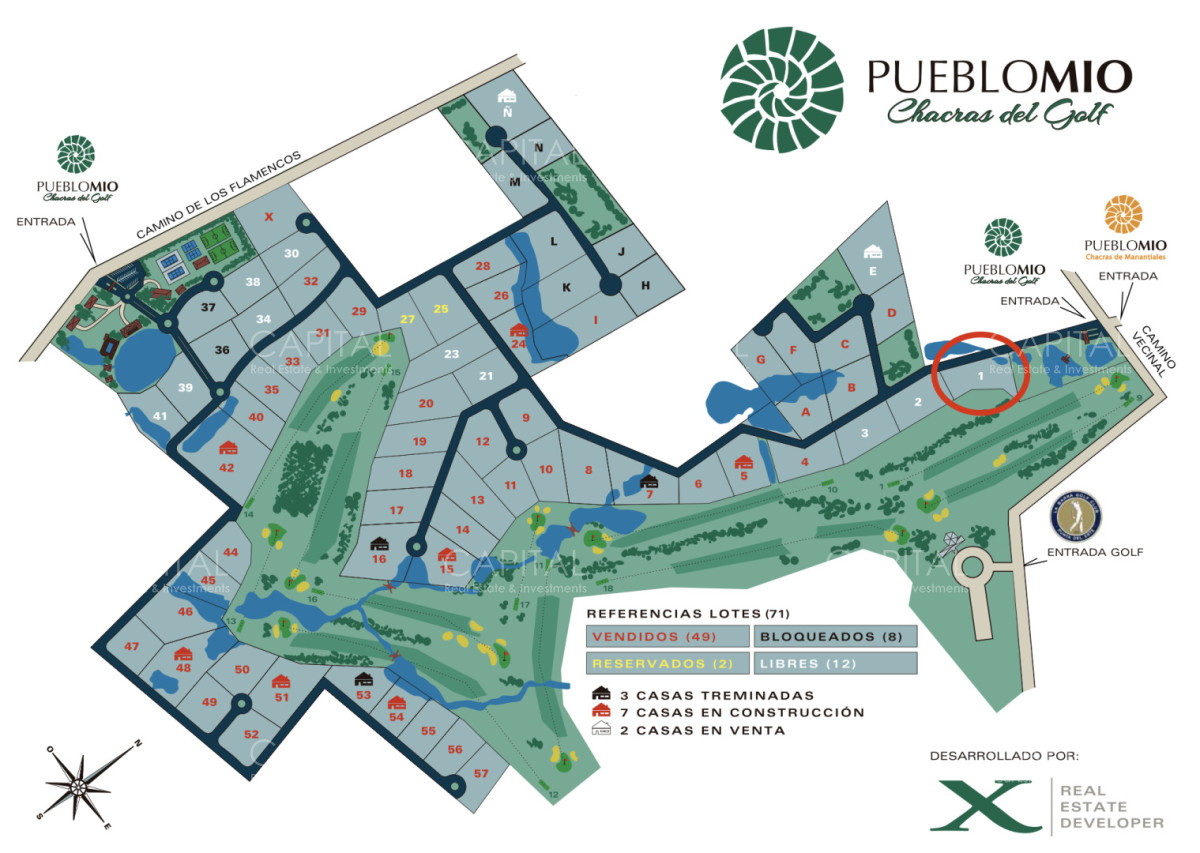 Terreno ID.37250 - Terreno en venta Pueblo Mio Golf Ruta 104 Manantiales