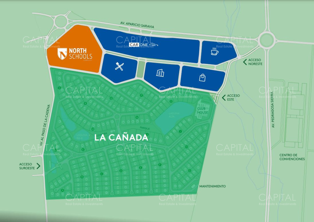 Terreno ID.34328 - Terreno en venta en Barrio Privado La Cañada - Distrito 52