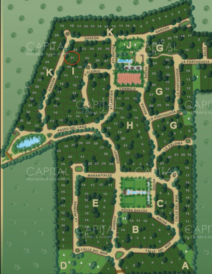 Terreno ID.38765 - Lote de 1000 mts en venta en Pinar del Faro barrio cerrado de Jose Ignacio