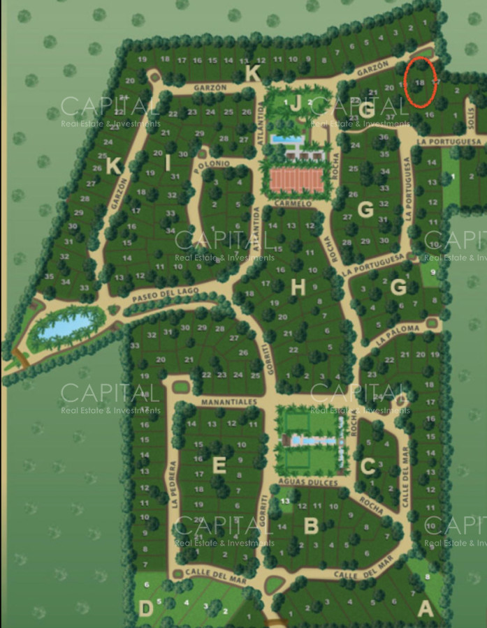 Terreno en venta en barrio cerrado Pinar del Faro José Ignacio - CCP40240T