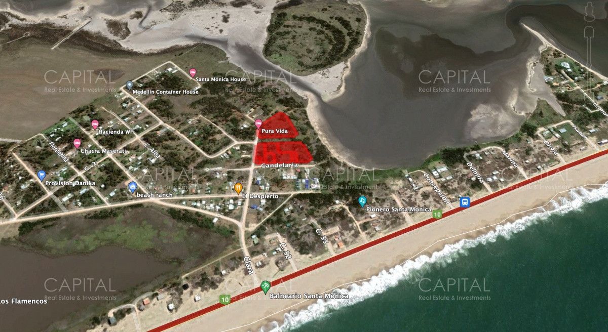 Terreno ID.32307 - Dos Manzanas en Venta en Santa Mónica Frente a Laguna José Ignacio
