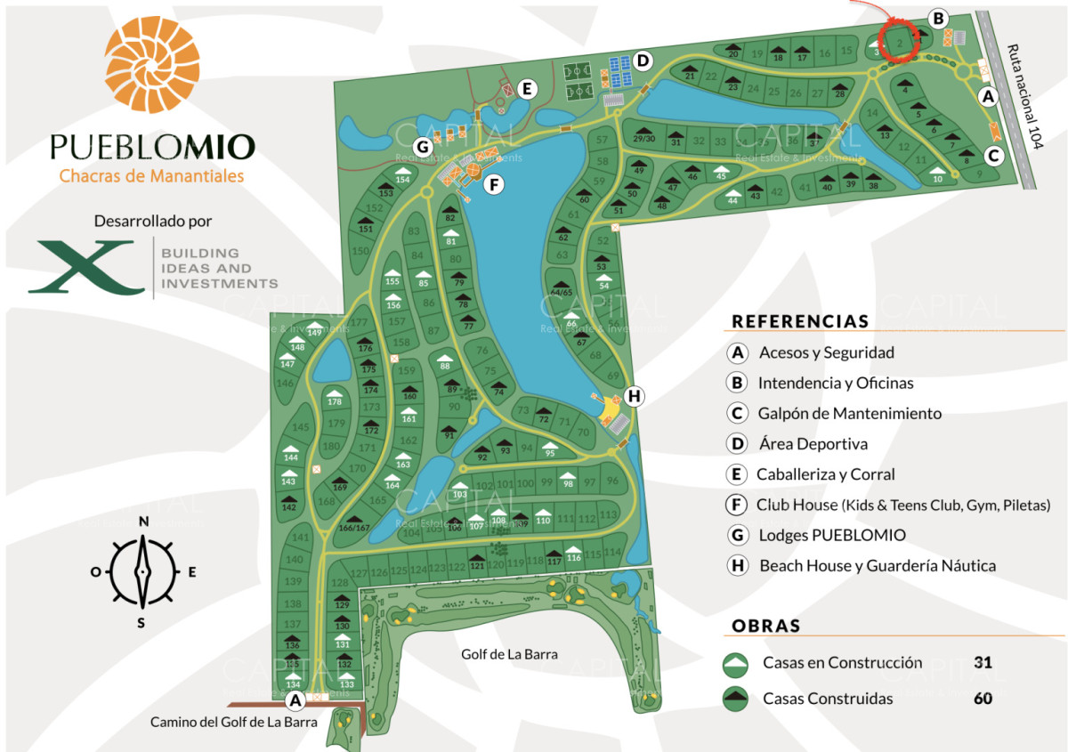 Terreno ID.37196 - Lote en venta en barrio cerrado Pueblo Mio en Manantiales