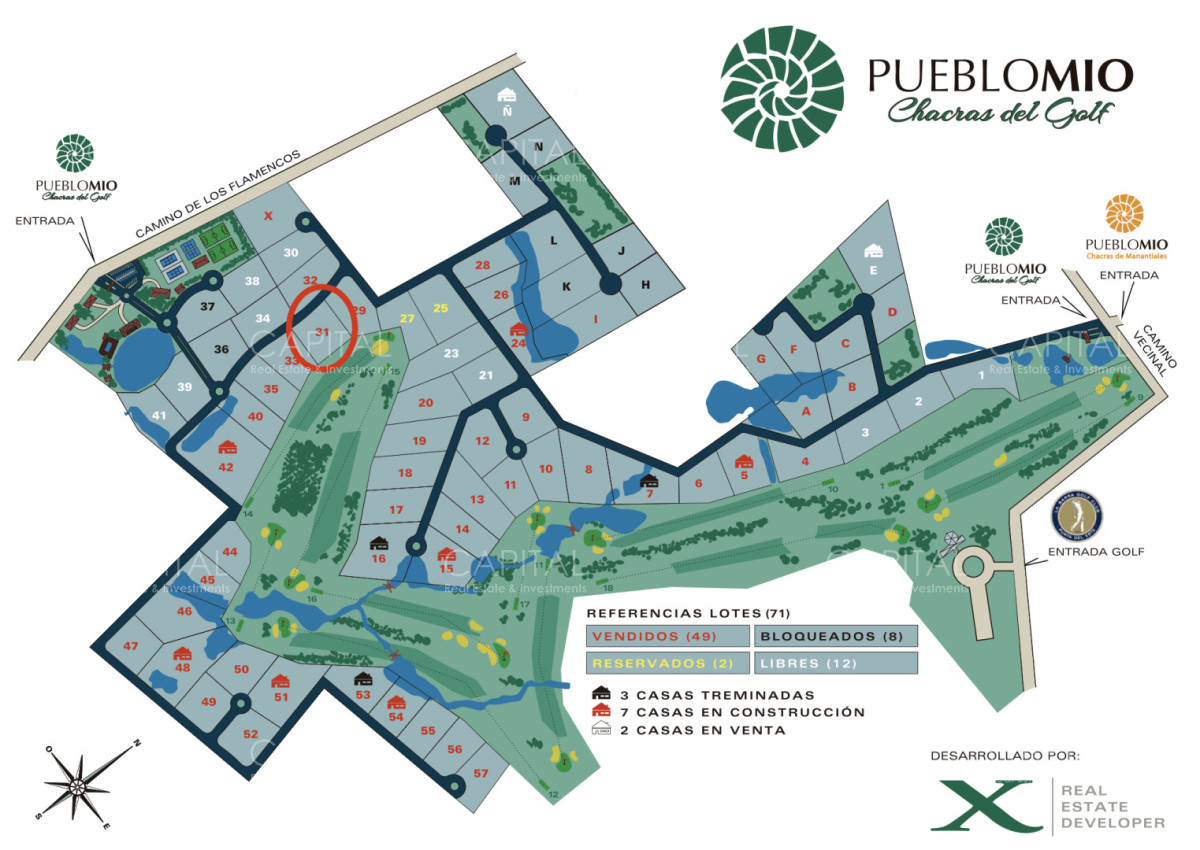 Terreno ID.37479 - PUEBLO MIO CHACRAS GOLF - LOTE 31