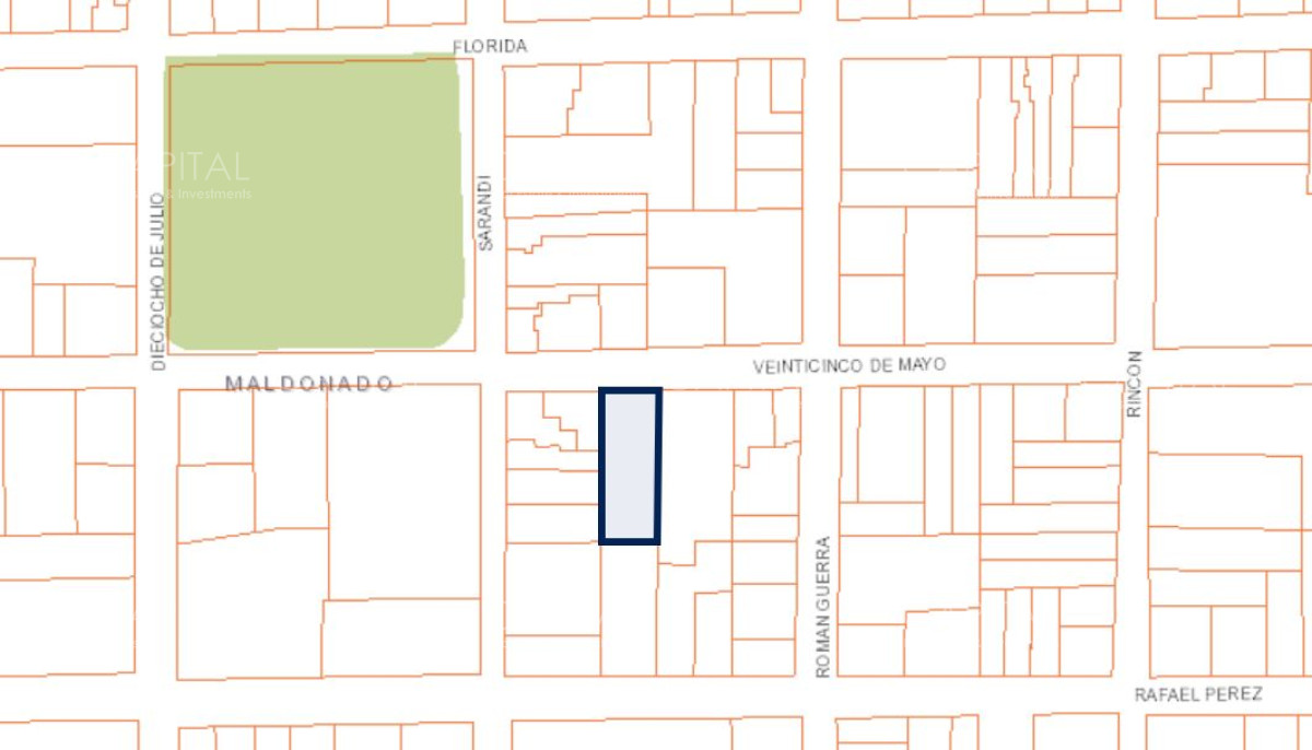 Terreno ID.35365 - Venta excelente padrón a metros de la Plaza San Fernando