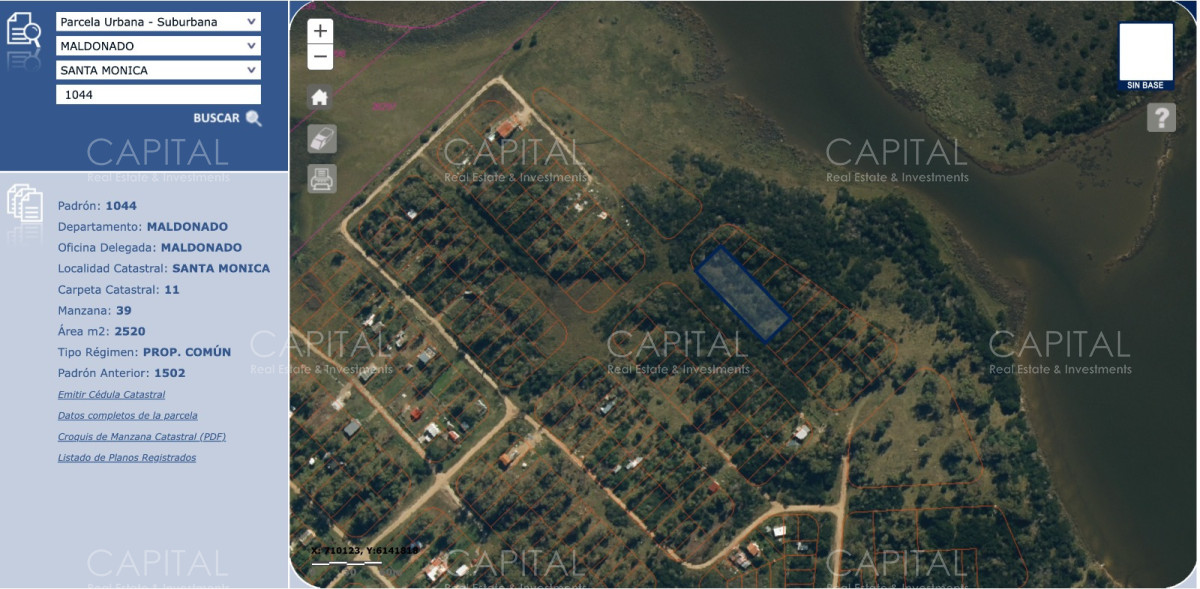 Terreno ID.39908 - Terreno en Santa Monica Jose Ignacio Sobre Laguna 