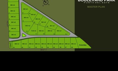 Terreno en Boulevard Park en venta, Barrio Privado, Punta del Este.