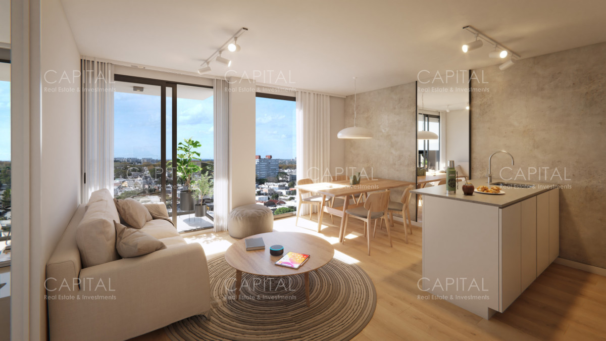 Apartamento 2 dormitorios con gran terraza en La Blanqueada - CCP40135A