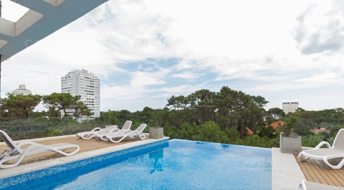 Apartamento ID.26592 - Moderno Apartamento de Dos Dormitorios con Balcón en Venta - Punta del Este