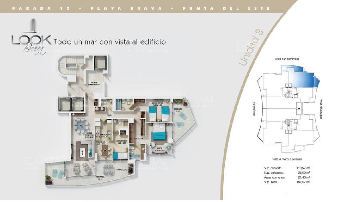 Apartamento ID.27548 - Apartamento en Venta y Alquiler en Playa Brava Punta del Este
