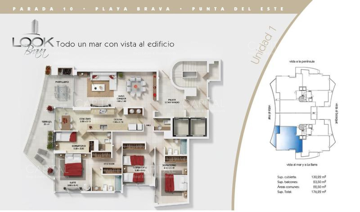 Apartamento ID.27548 - Apartamento en Venta y Alquiler en Playa Brava Punta del Este