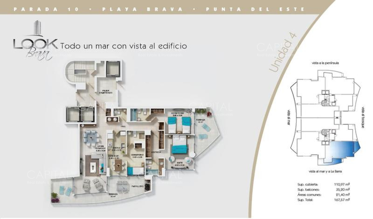 Apartamento ID.27548 - Apartamento en Venta y Alquiler en Playa Brava Punta del Este