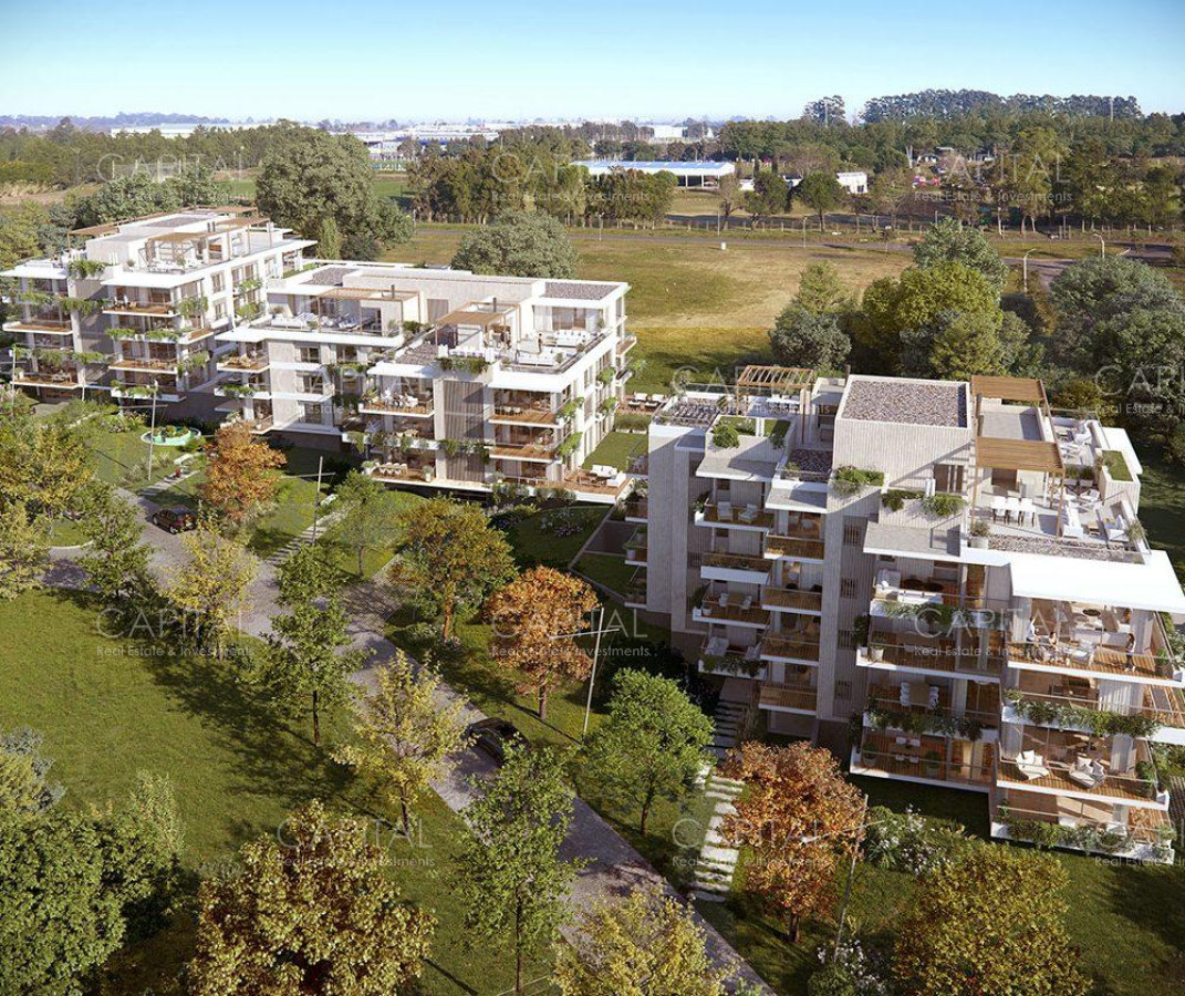 Apartamento ID.40271 - Apartamento de dos dormitorios con rooftop y parrillero propio en Complejo Alive Residences, Barrio Parques 2.